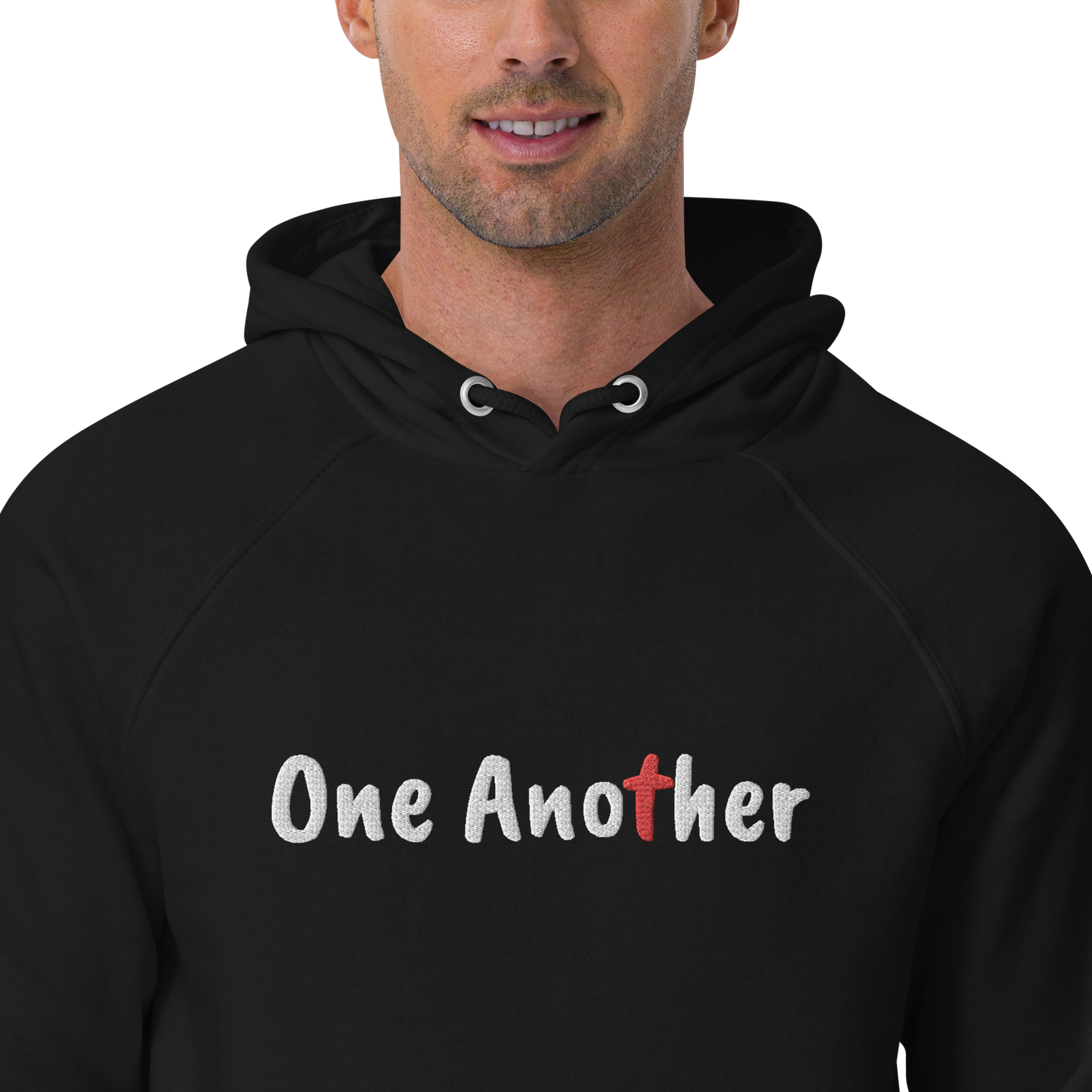 Bio-Raglan-Hoodie "One Another"