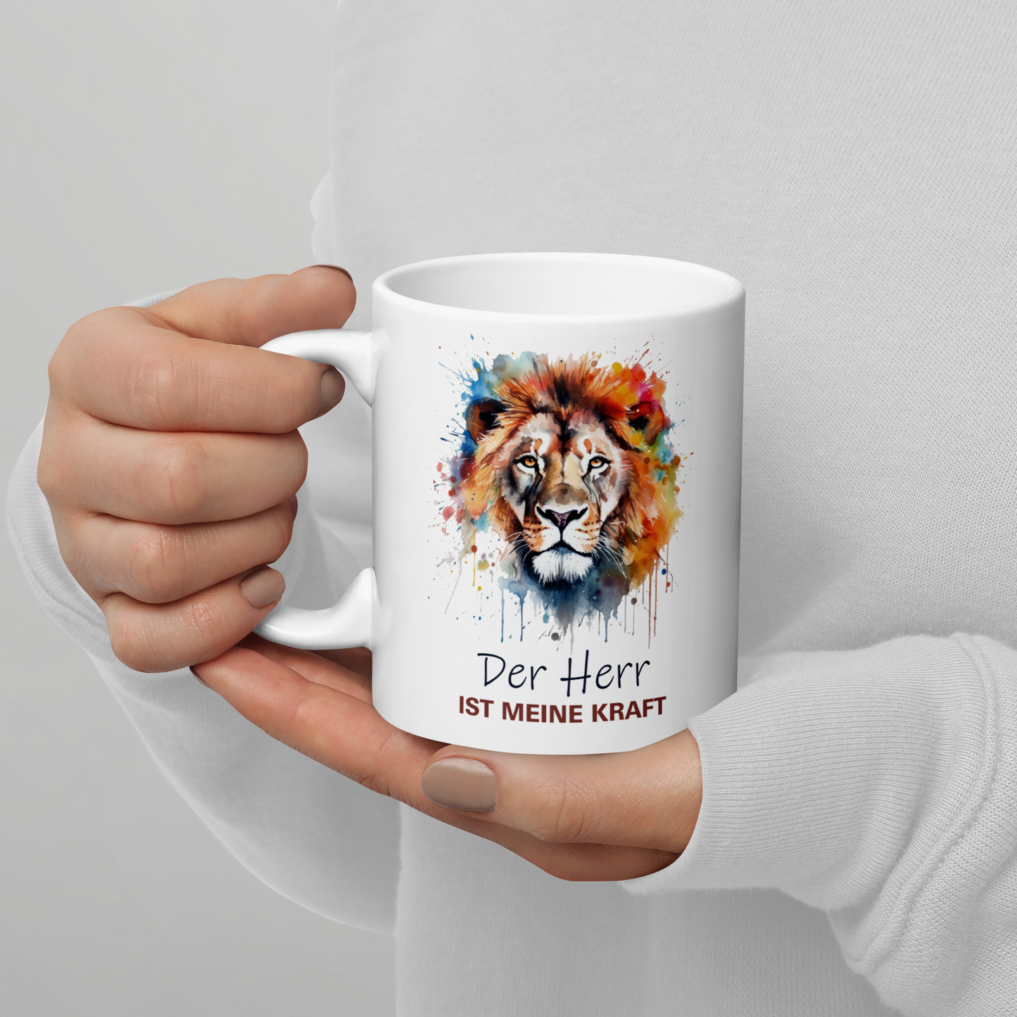 Tasse "Der Herr ist meine Kraft"