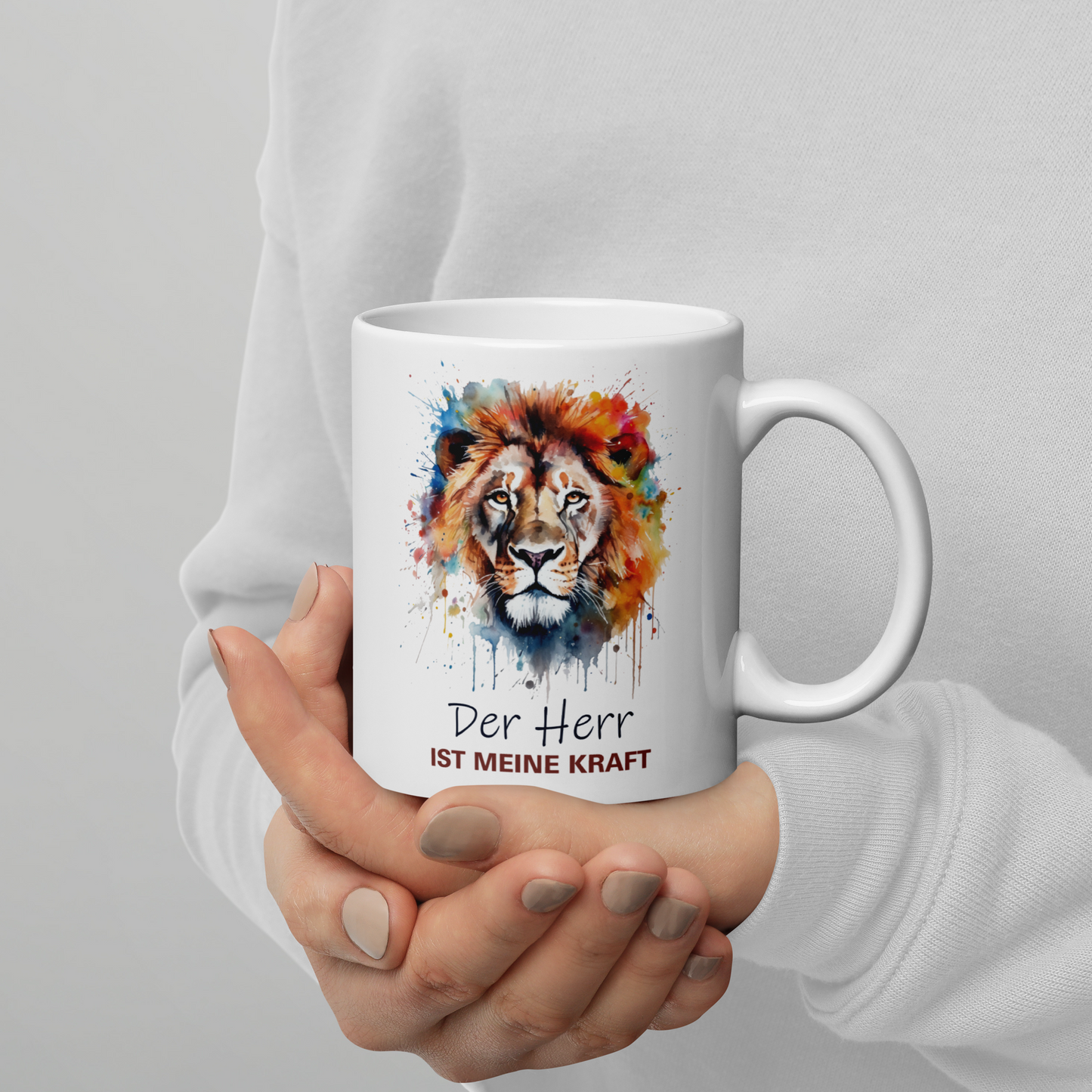 Tasse "Der Herr ist meine Kraft"