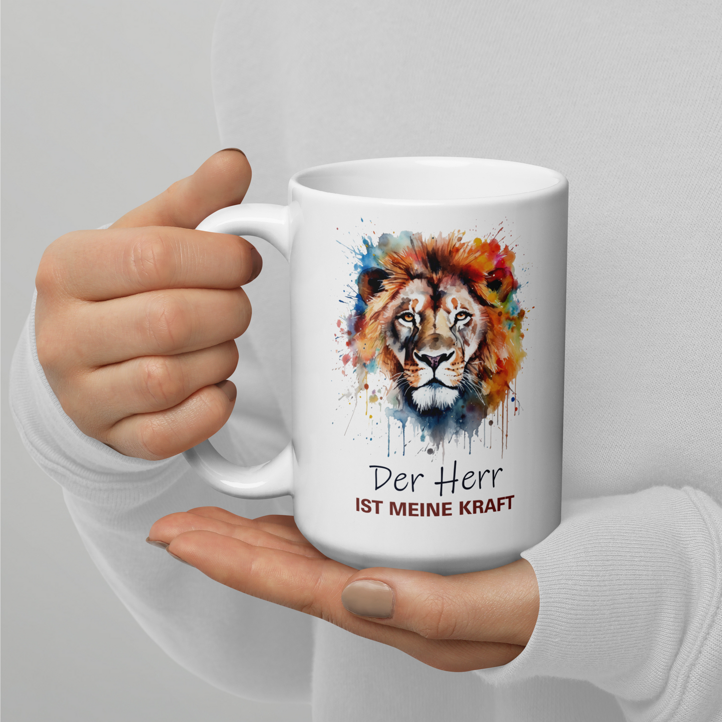 Tasse "Der Herr ist meine Kraft"