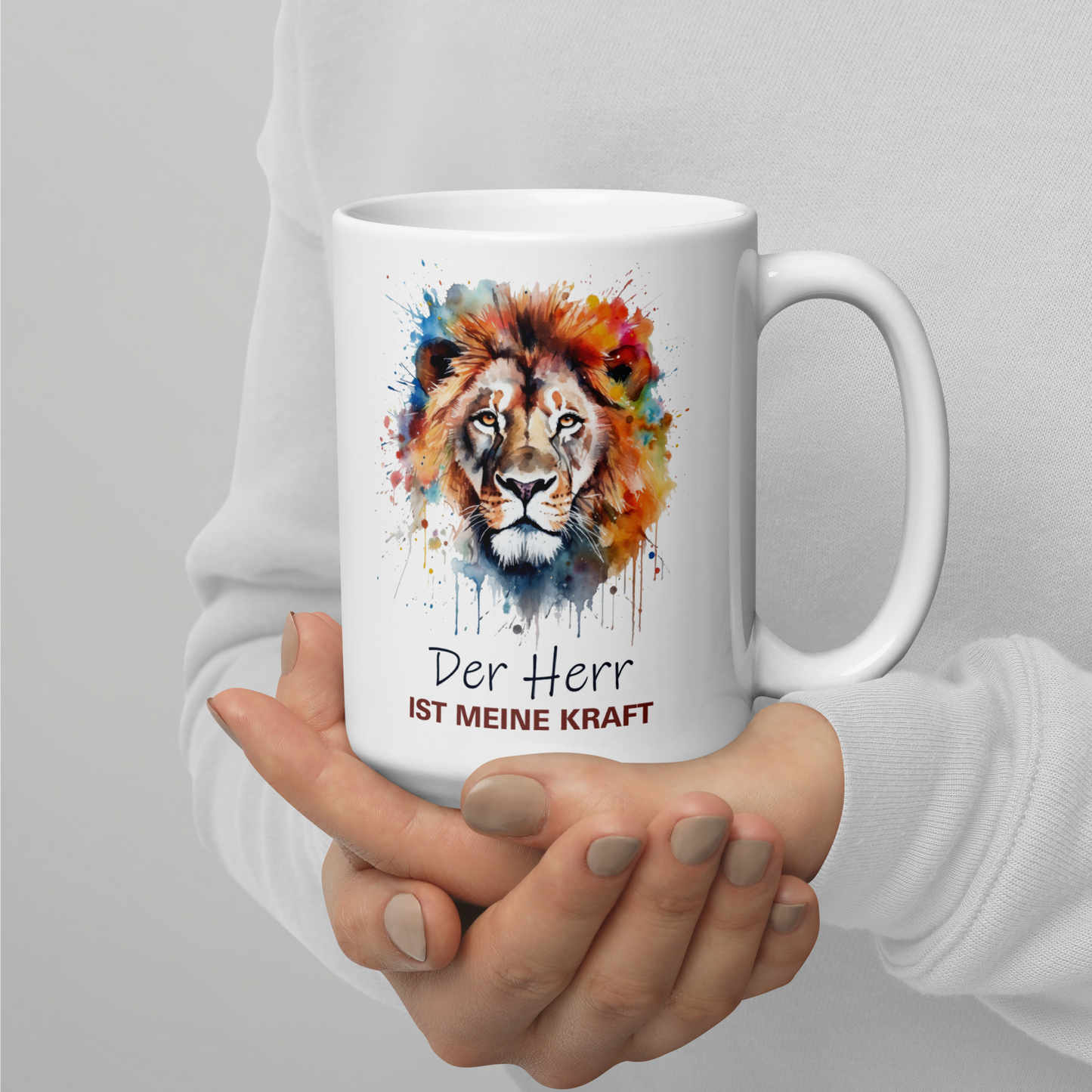 Tasse "Der Herr ist meine Kraft"