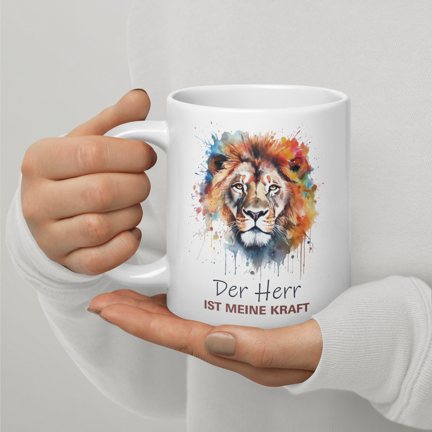 Tasse "Der Herr ist meine Kraft"